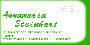 annamaria steinhart business card